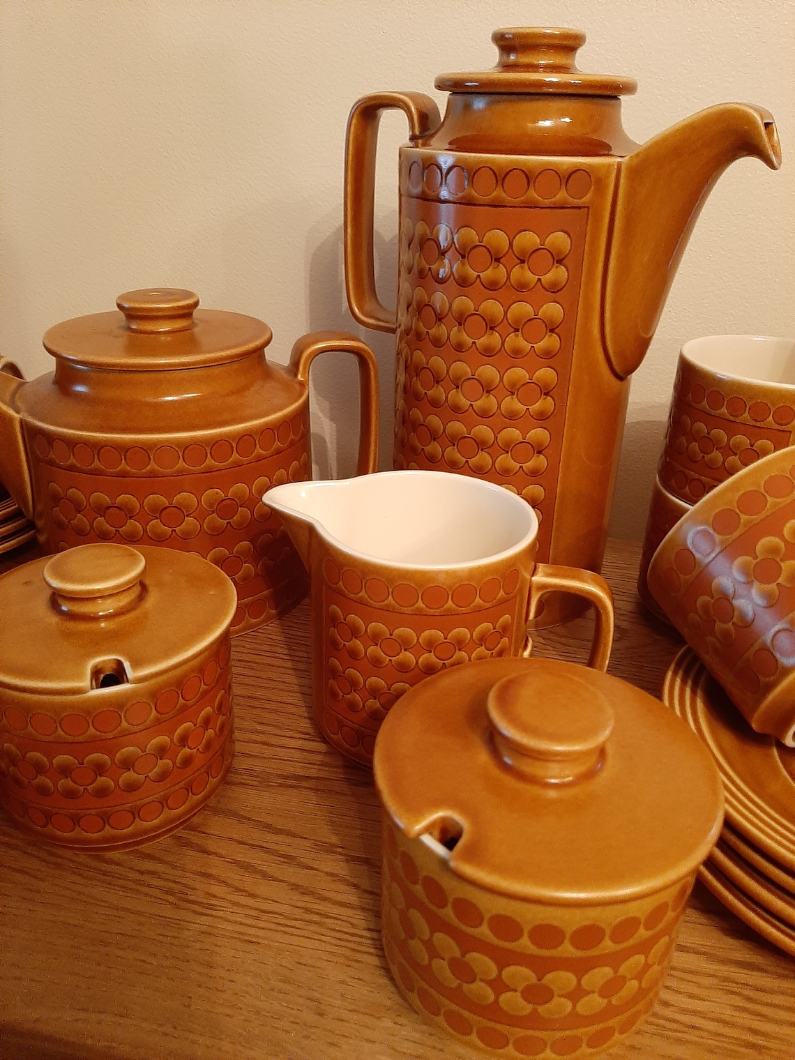 Vintage HORNSEA POTTERY SAFFRON ceramic pottery Etsy