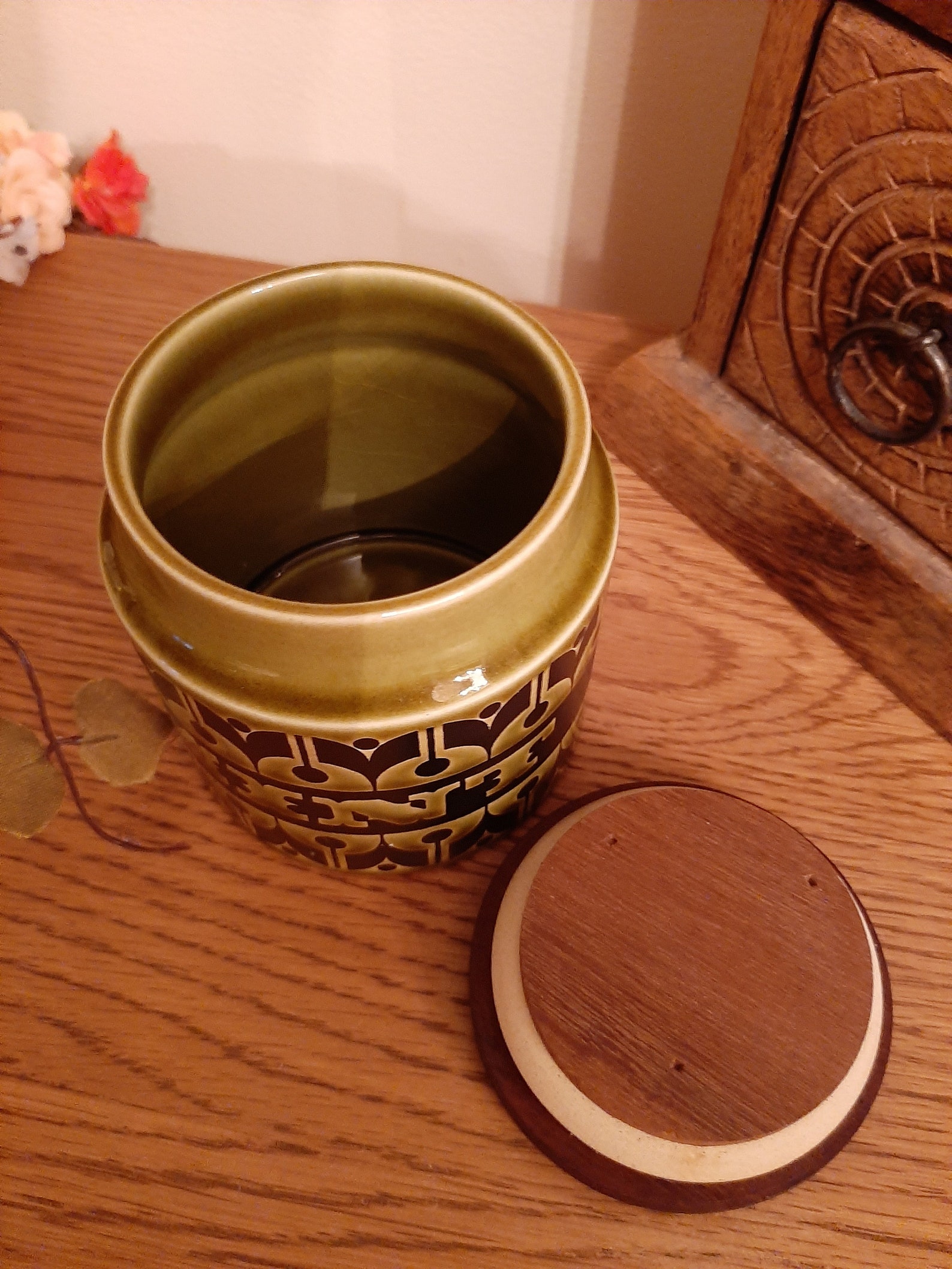 Vintage/retro hornsea POTTERY Green Heirloom Etsy UK