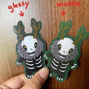 Wendigo Monster Sticker, Wendigo Vinyl Stickers, for Laptop, Journal ...