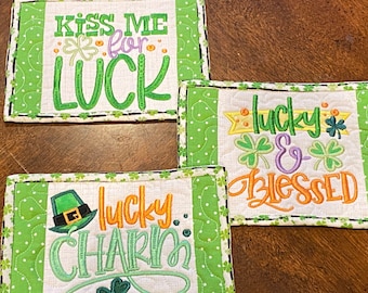 Lucky Mug Rugs/Coasters