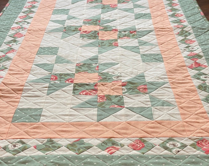 Spring Time Flower Table Runner/Bed Runner/Wall Hanging (25x49)