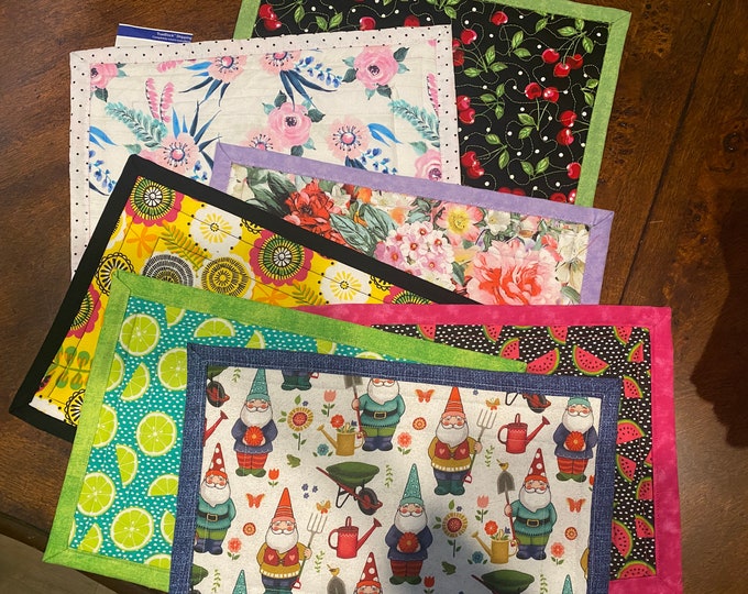 Hot Pads, Trivet, Quilted, Insulated, 9 x 13 inches