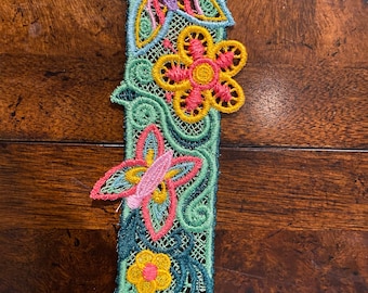 Bookmarks, Embroidered, Lace, Multiple Colors and designs