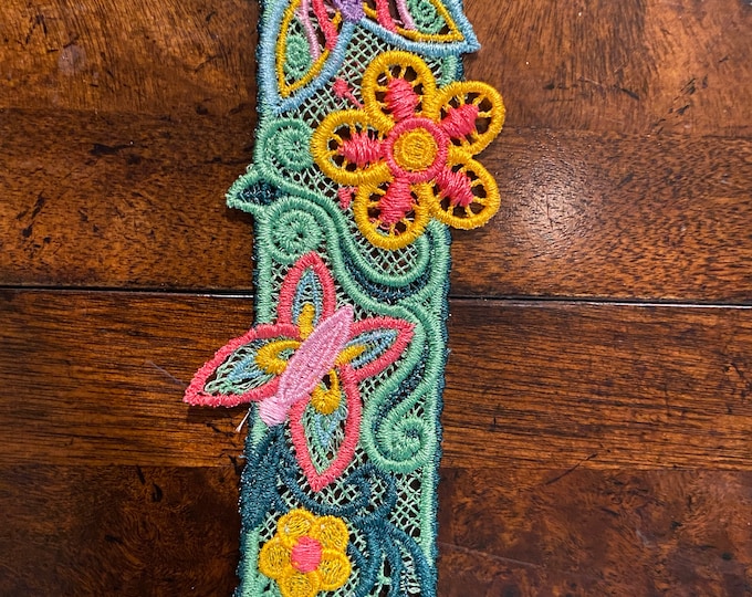 Bookmarks, Embroidered, Lace, Multiple Colors and designs