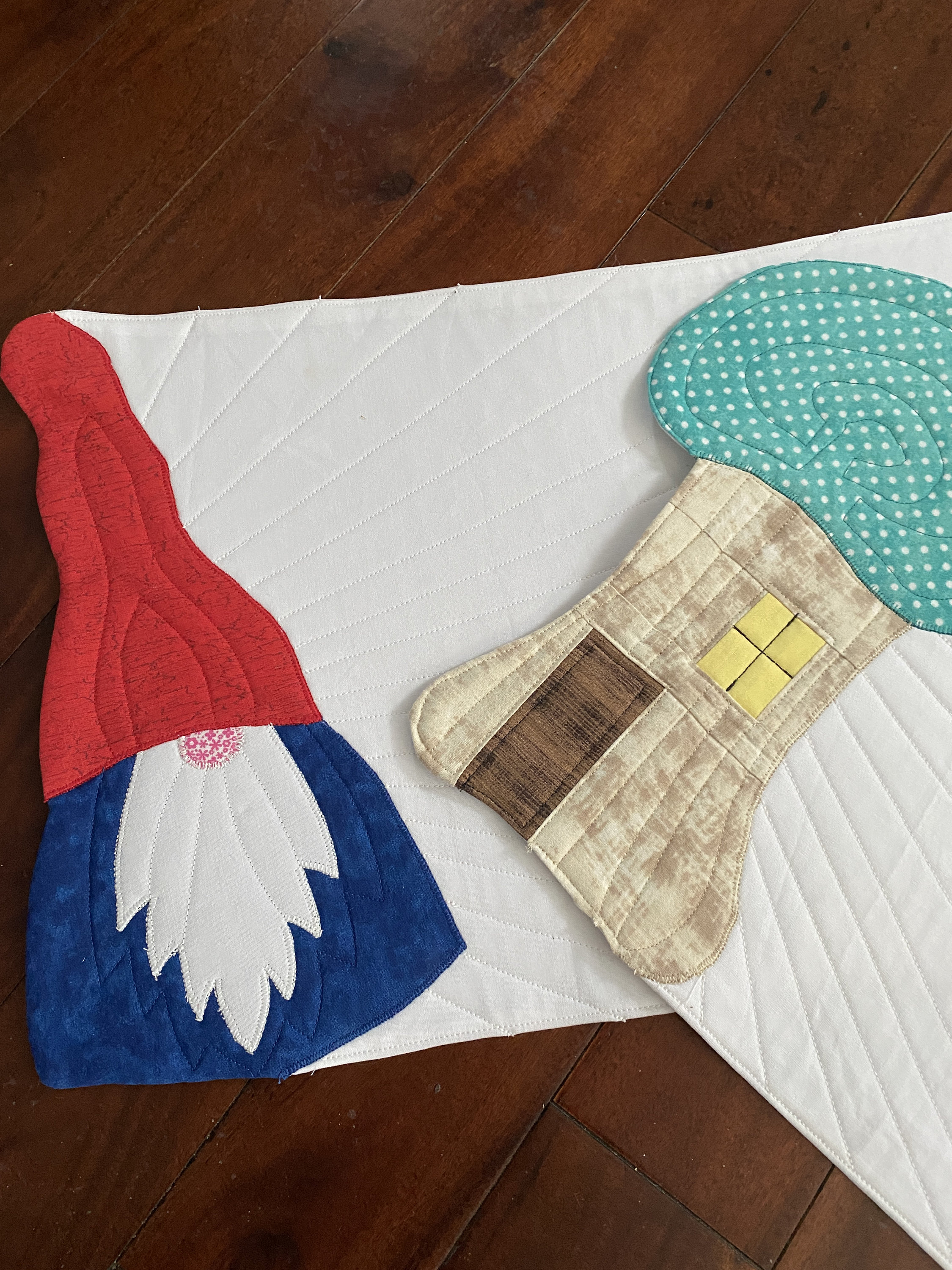 Gnome and House Placemat Set. Sold as a Pair Etsy