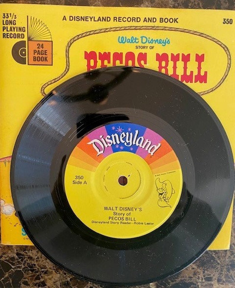 Vintage 1970 1978 Walt Disney Books and Records Set Peter Etsy