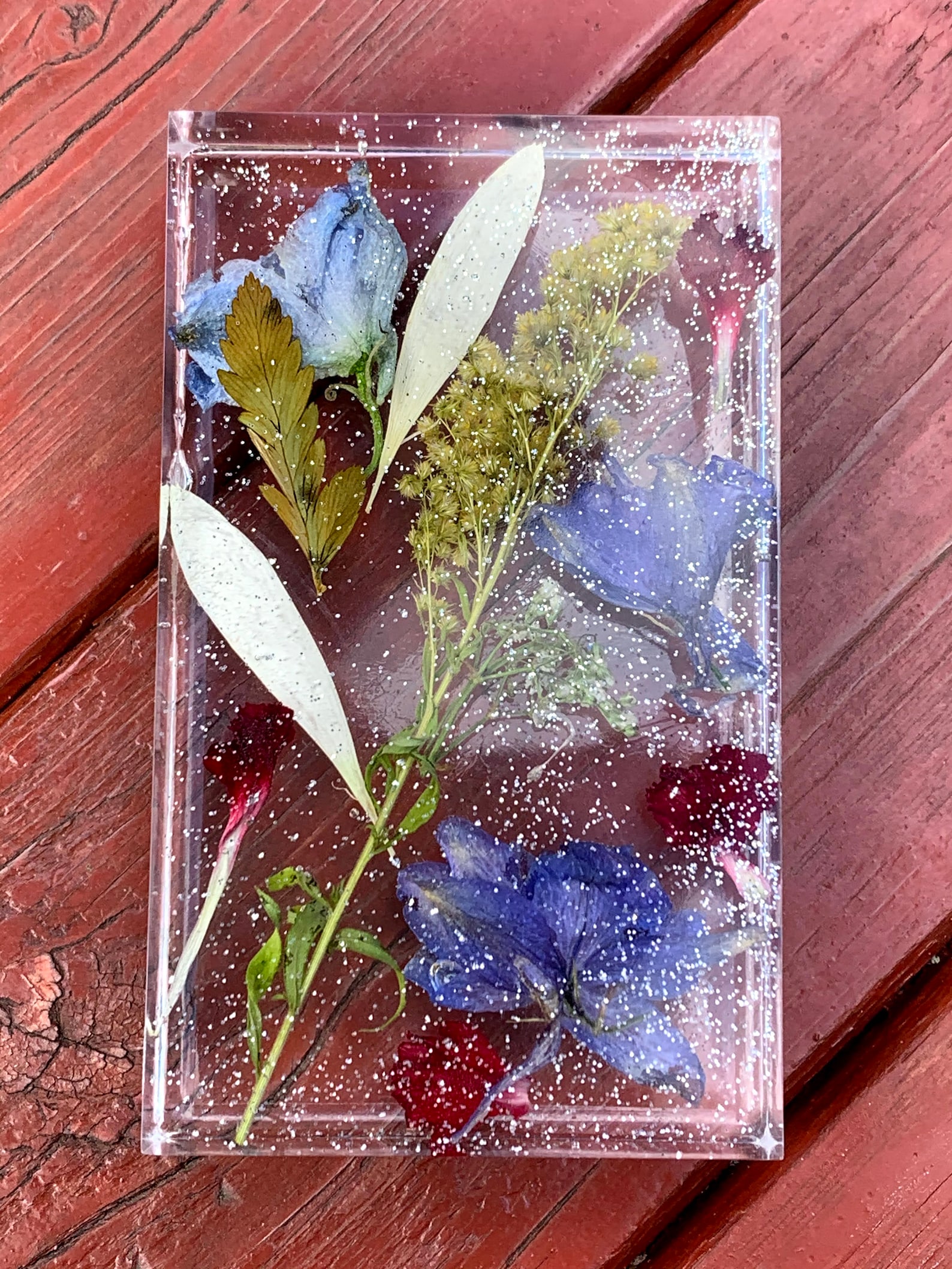 Custom Resin Flower Art Small Pieces Etsy