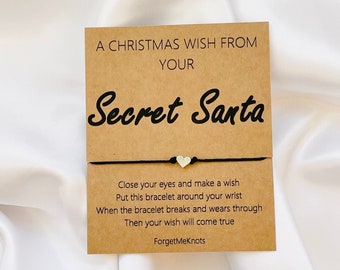 A Christmas Wish from your Secret Santa wish bracelet