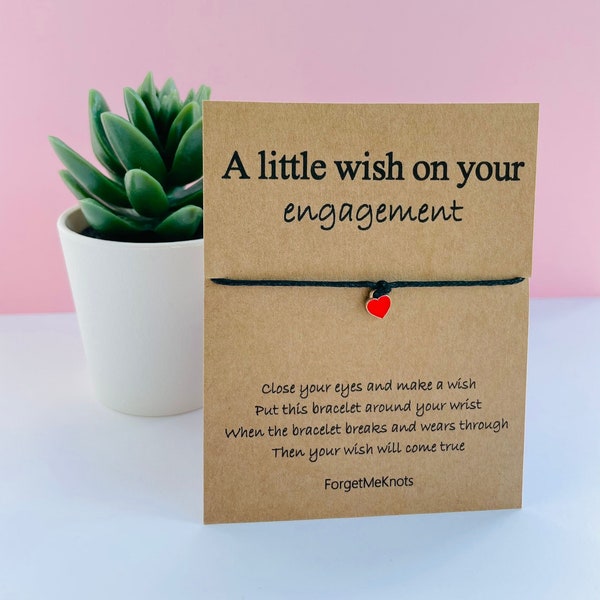 A little wish on your engagement Wish Bracelet