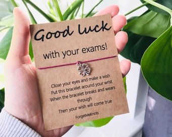 Good Luck with your Exams Wish Bracelet