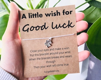 A Little Wish for Good Luck Wish Bracelet