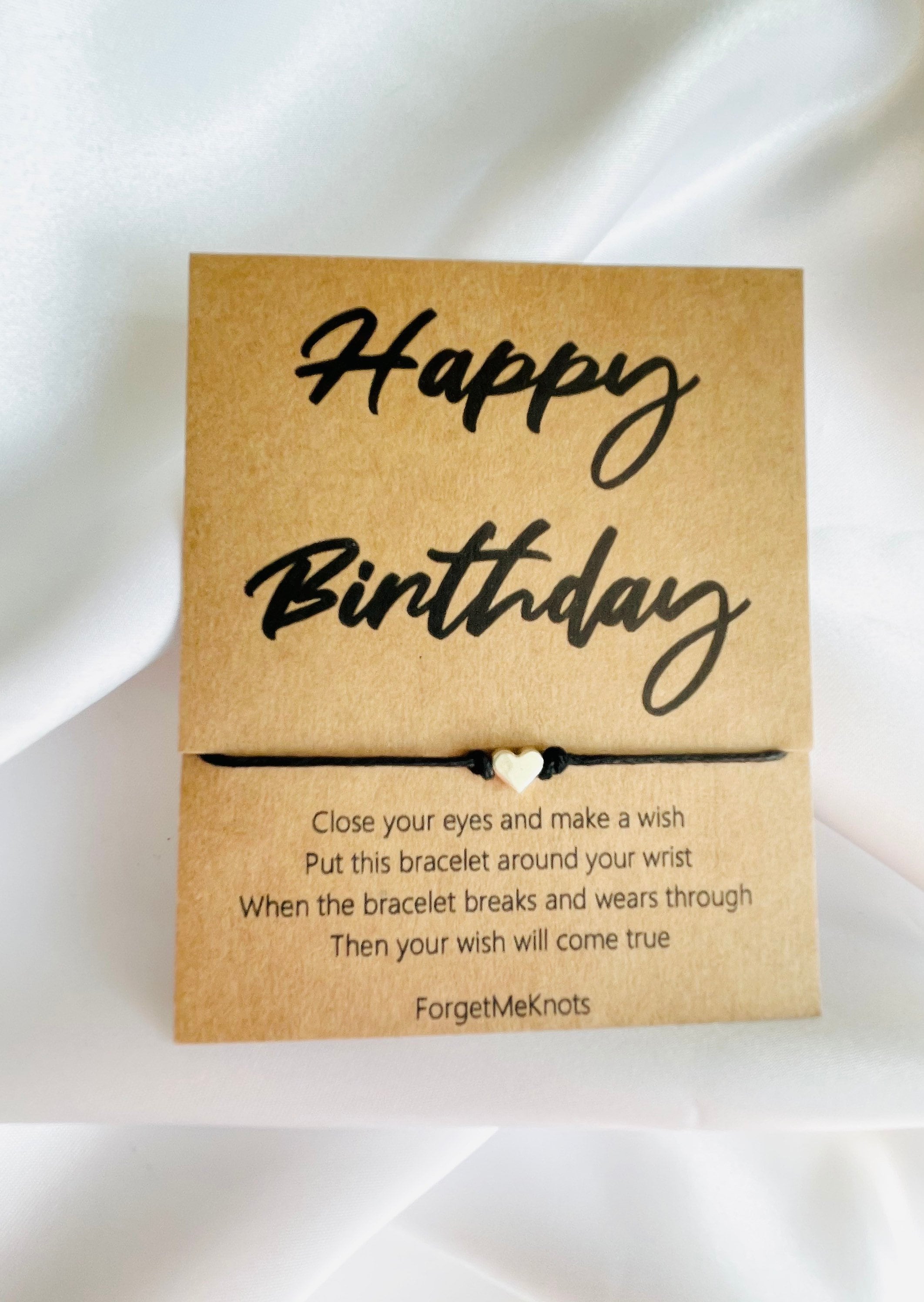 Happy Birthday, Birthday Wishes, Birthday Wishes Card, Birthday Wish  Bracelet, 5 Dollar Gift, Birthday Gift for Her, Birthday Gift Ideas 
