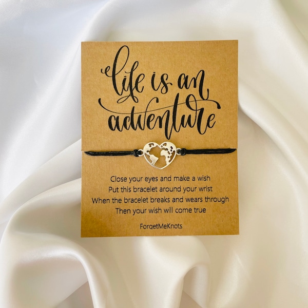 Life is an adventure Wish Bracelet