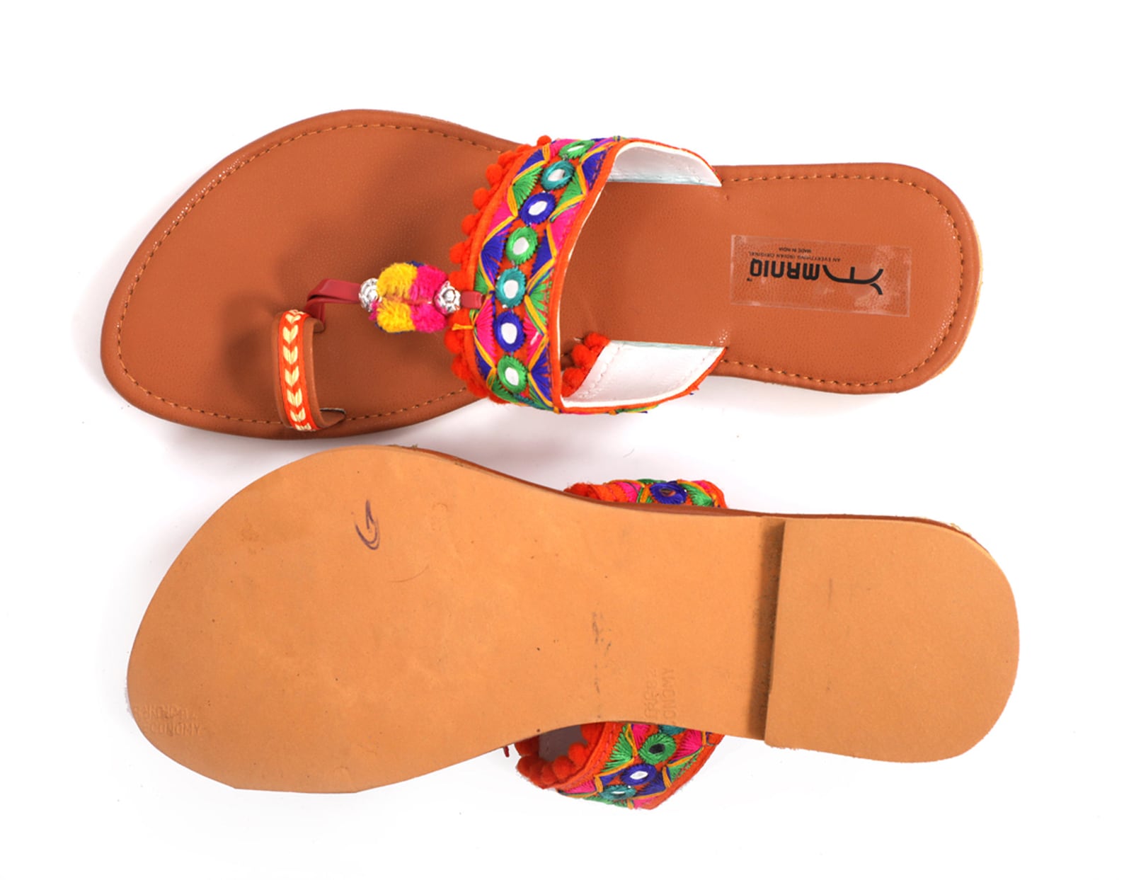 Indian Rajasthani Synthetic Slipper Etsy