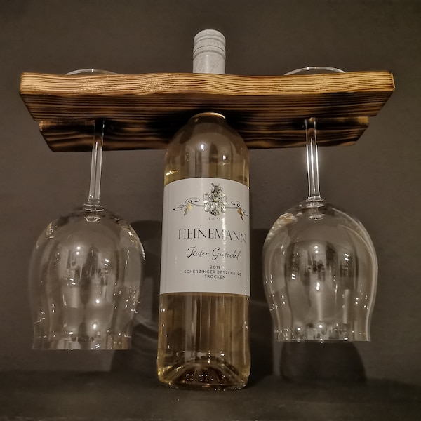 Wein Caddy, Weinglashalter, Deko, Geschenk