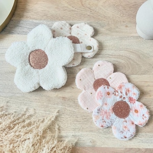 FLOWERS 洗えるフラワーワイプ コットンガーゼ用ポーチ