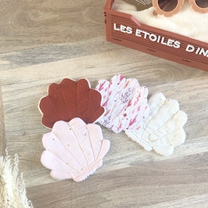 Washable cotton gauze shell wipes