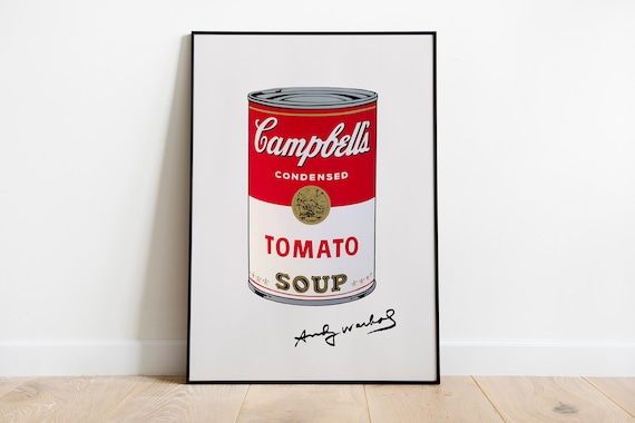 額装済/キャンベルスープ缶 1962（アンディ ウォーホル））/アートポスター