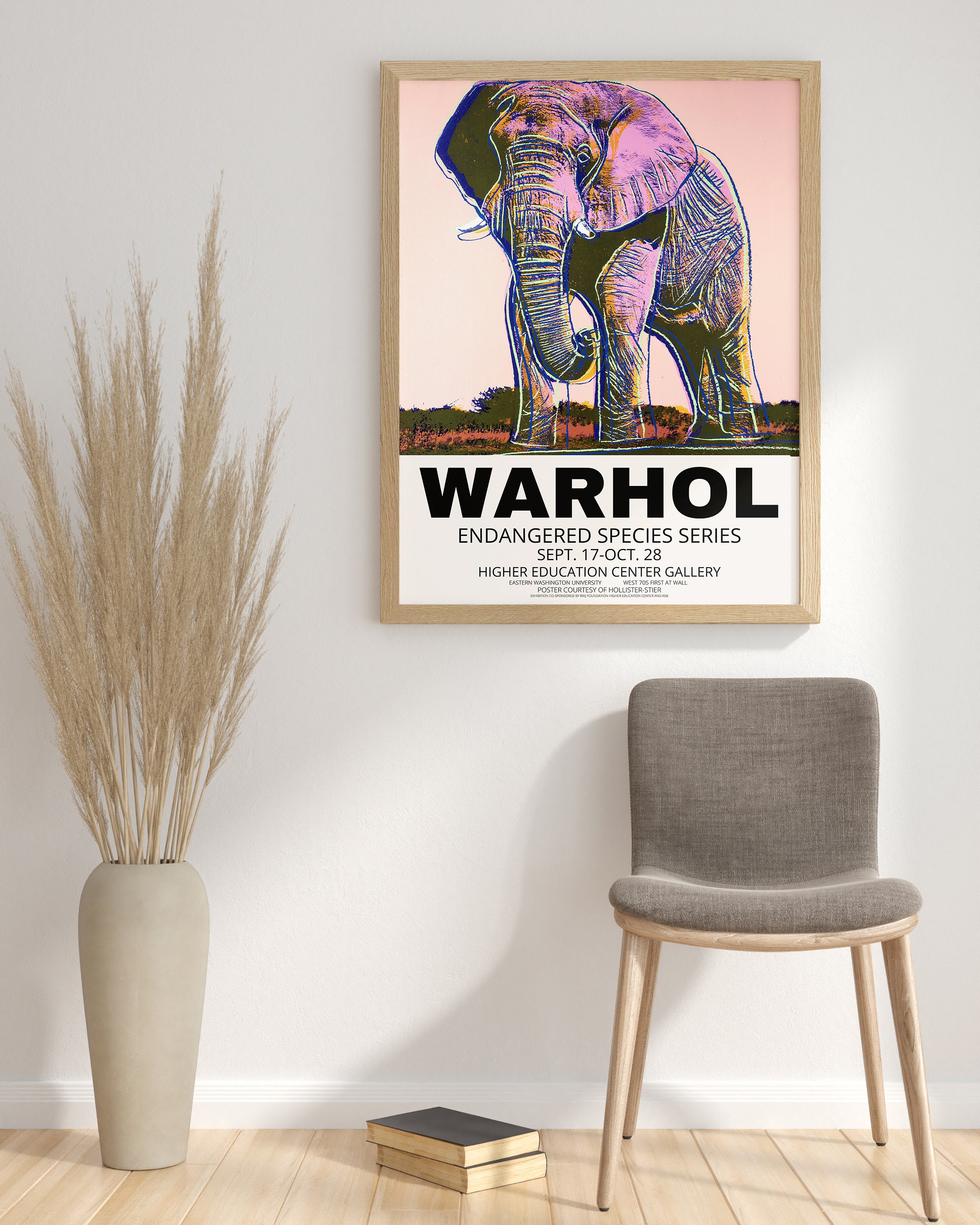 ポスター】アンディ ウォーホル african elephant A1サイズ