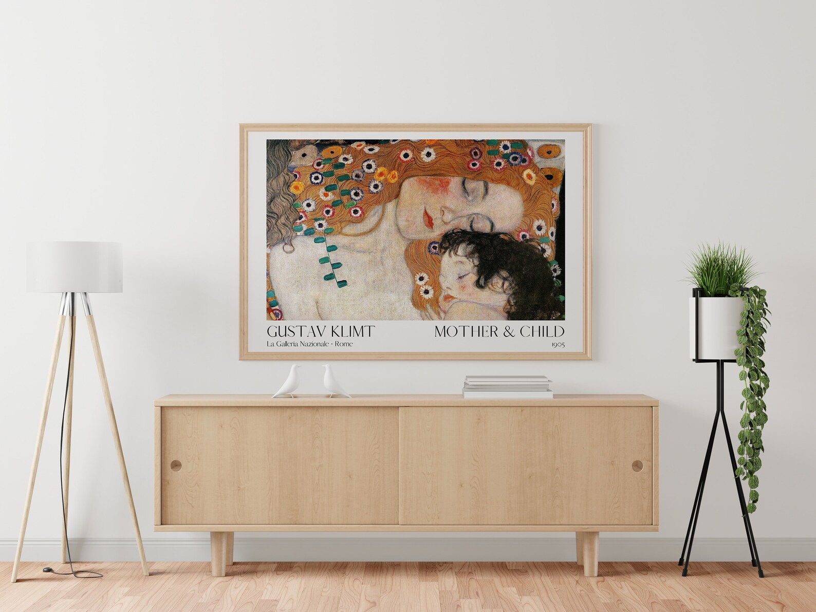 Gustav Klimt Poster Klimt Mutter und Kind Druck Le Tre Eta - Etsy.de