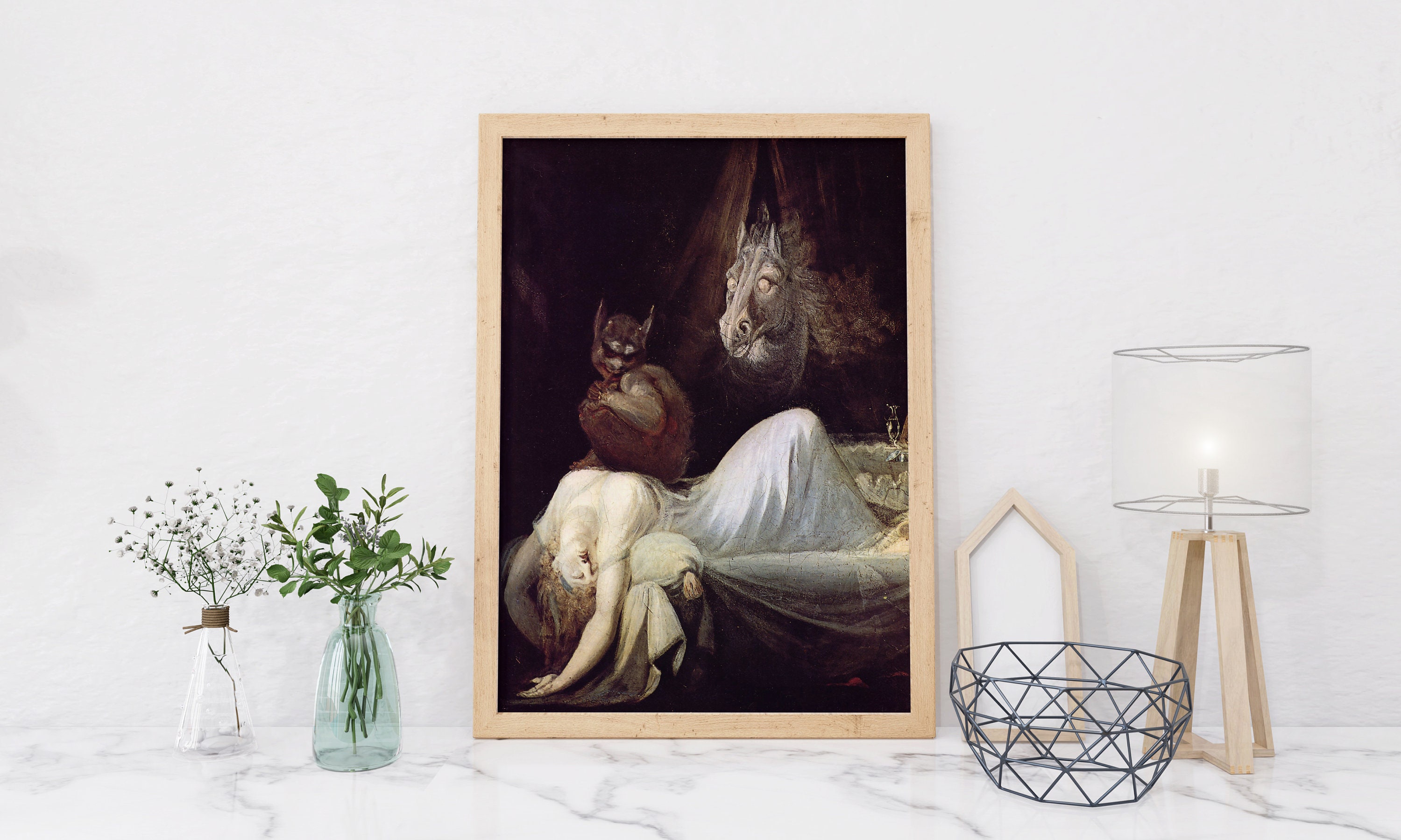 The Nightmare Antique Poster John Henry Fuseli Print Art Vintage Canvas  Painting Decor Religion Wall Picture - Painting & Calligraphy - AliExpress