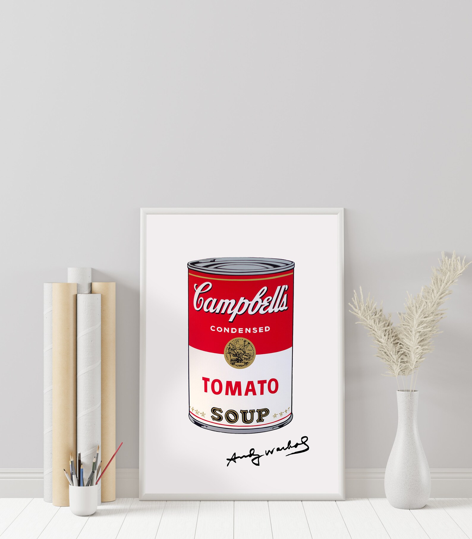 Andy Warhol Tomato Soup Campbells Soup Print Warhol Pop Art Etsy