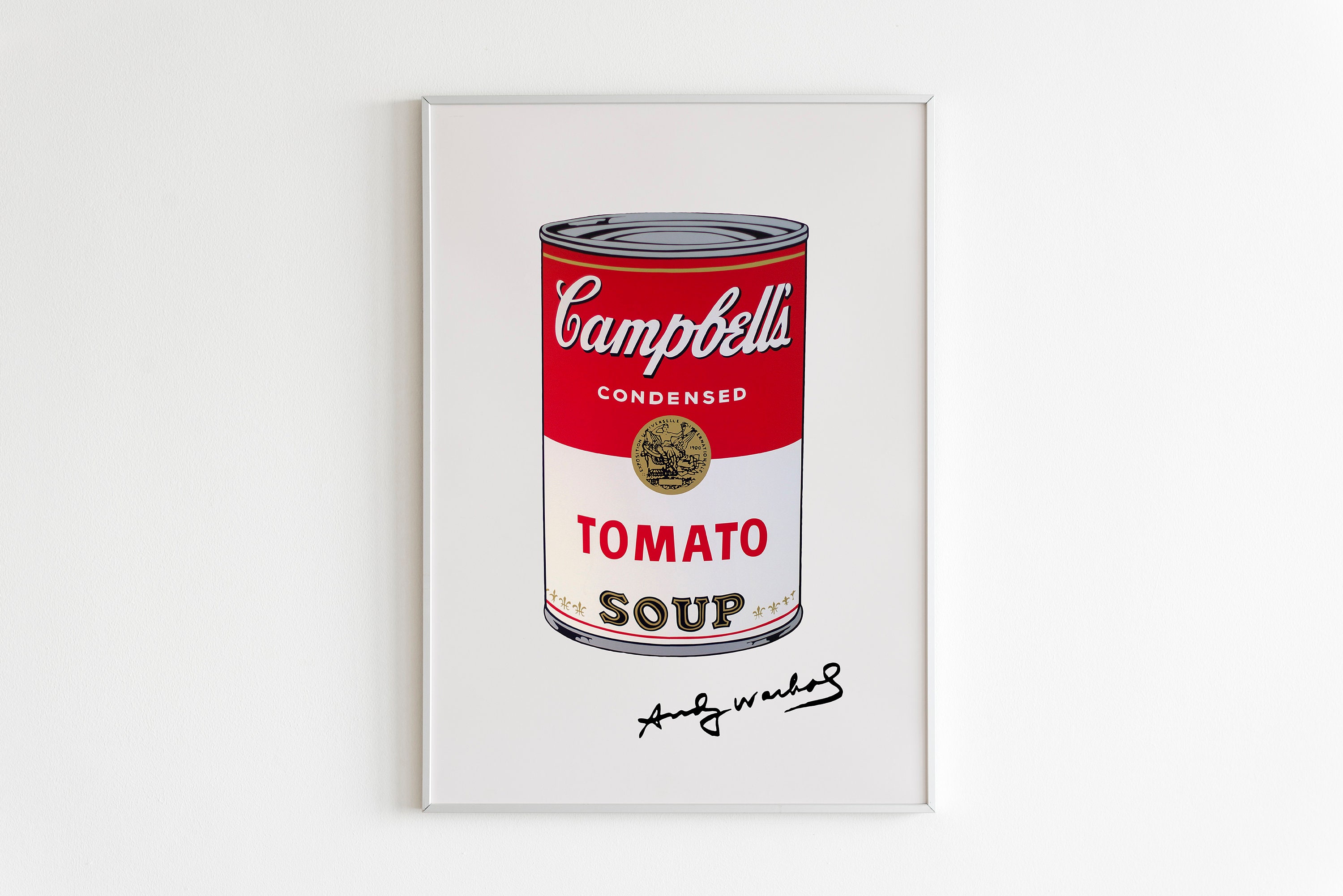 Andy Warhol Tomato Soup Campbells Soup Print Warhol Pop Art - Etsy