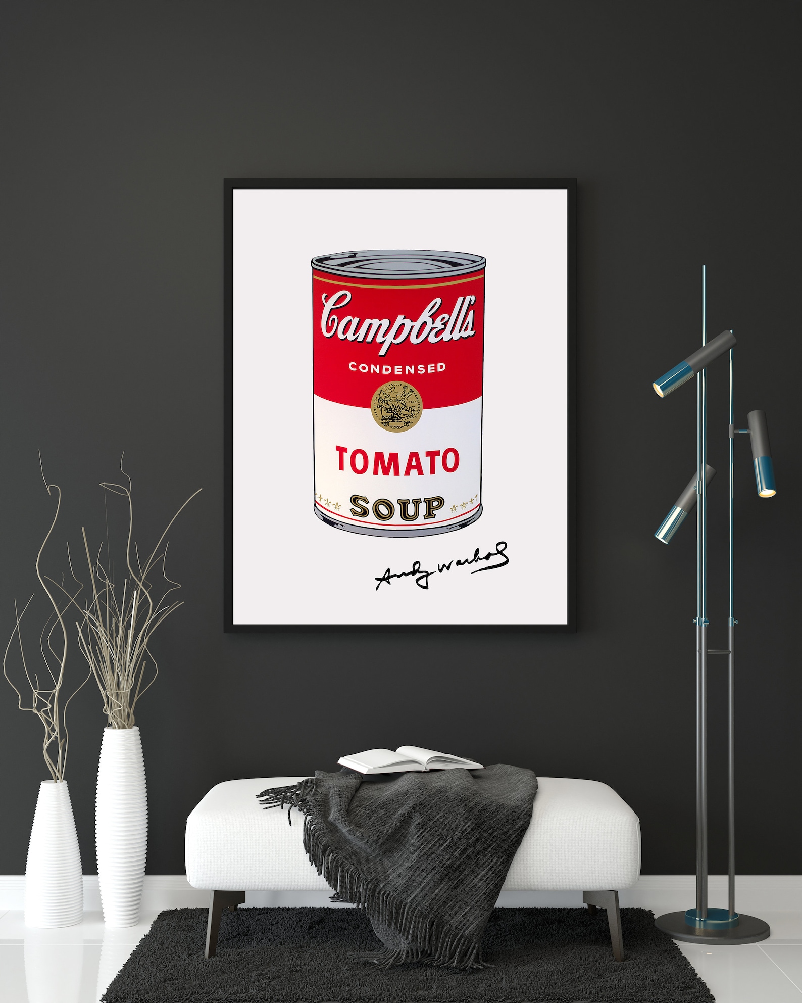 Andy Warhol Tomato Soup Campbells Soup Print Warhol Pop Art Etsy