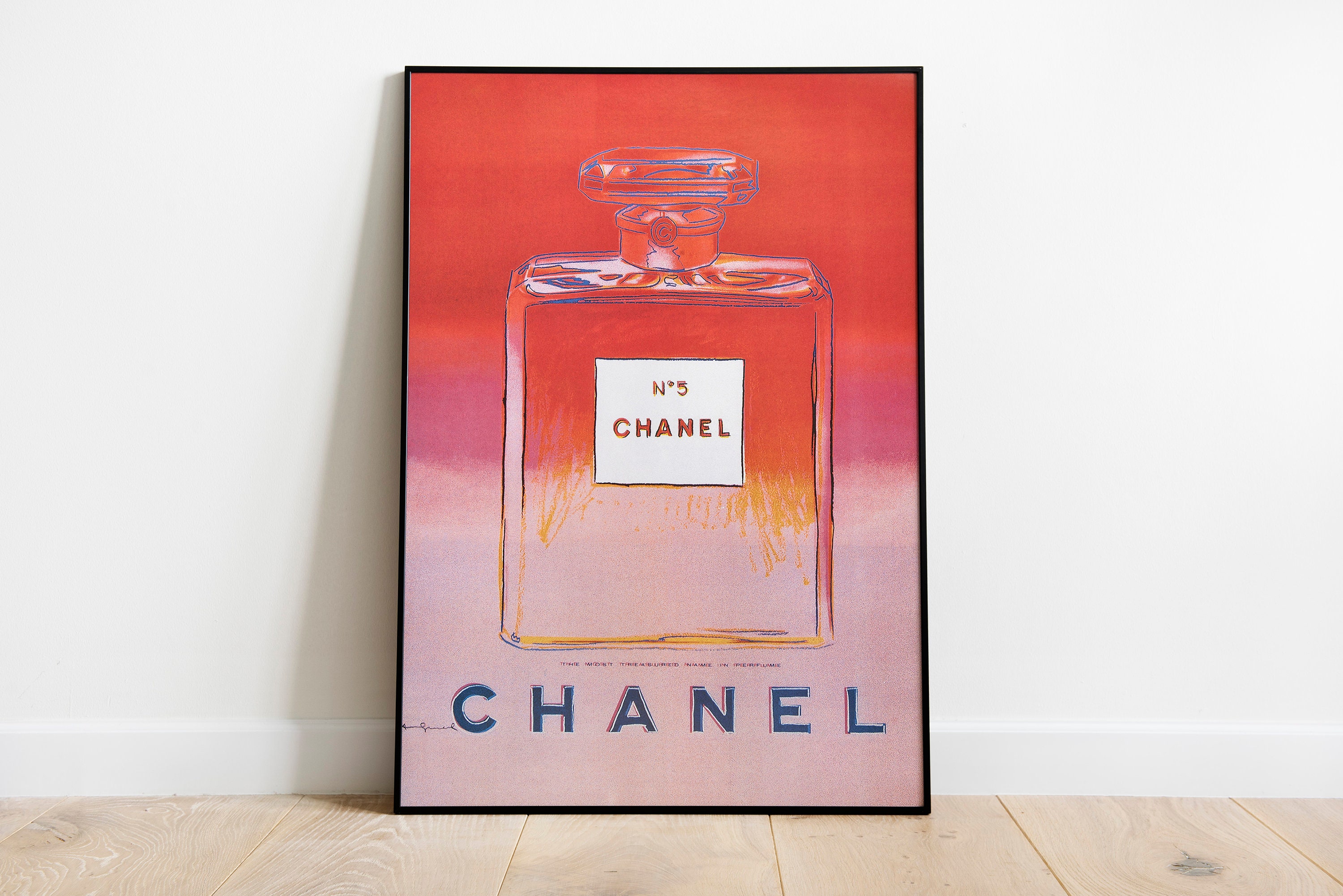 Andy Warhol Vintage Perfume Bottle Print 1985 Warhol Pop Art 