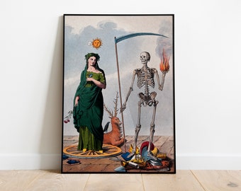 Life And Death Art Etsy