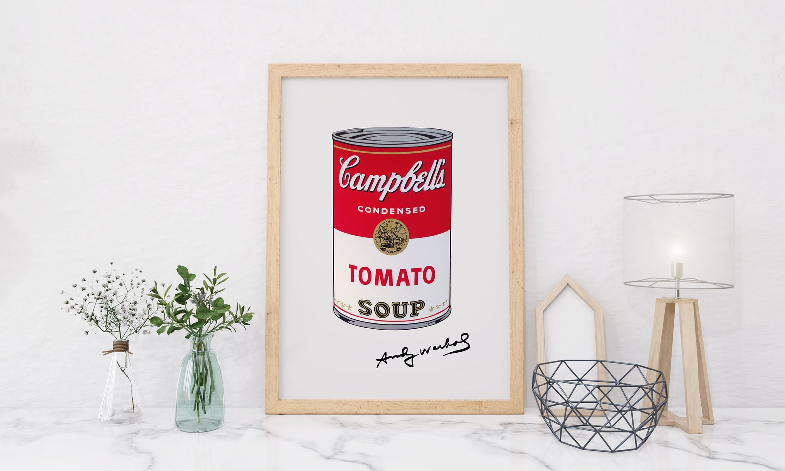 Andy Warhol Tomato Soup Campbells Soup Print Warhol Pop Art Etsy