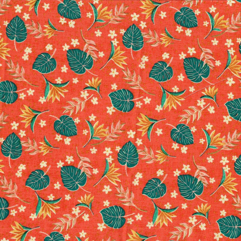 6 Hawaiian Prints Quilt Cotton Fabric Sold by the Fat Quarter Etsy