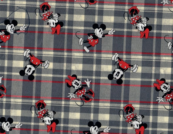 Sweat Plaid Disney - Mickey Mouse Cotton Division