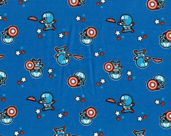 Kawaii Marvel Fabric Etsy