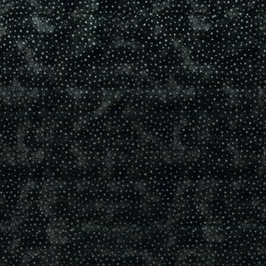 1/2 yd Black with Dots Cotton fabric Sold by the 1/2 yard-quantity of 2 = 1 Continuous yard