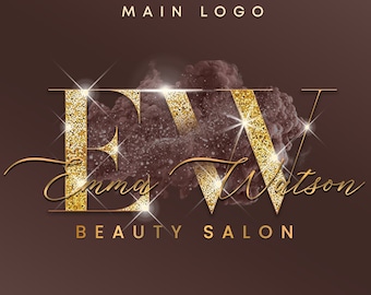Wimpernverlängerung Logo, Friseur Logo-Design, Schönheits-Salon-Logo, Nagel-Salon-Logo-Design, Signatur-Logo Make-up-Künstler-Logo vorgefertigtes Logo GS5