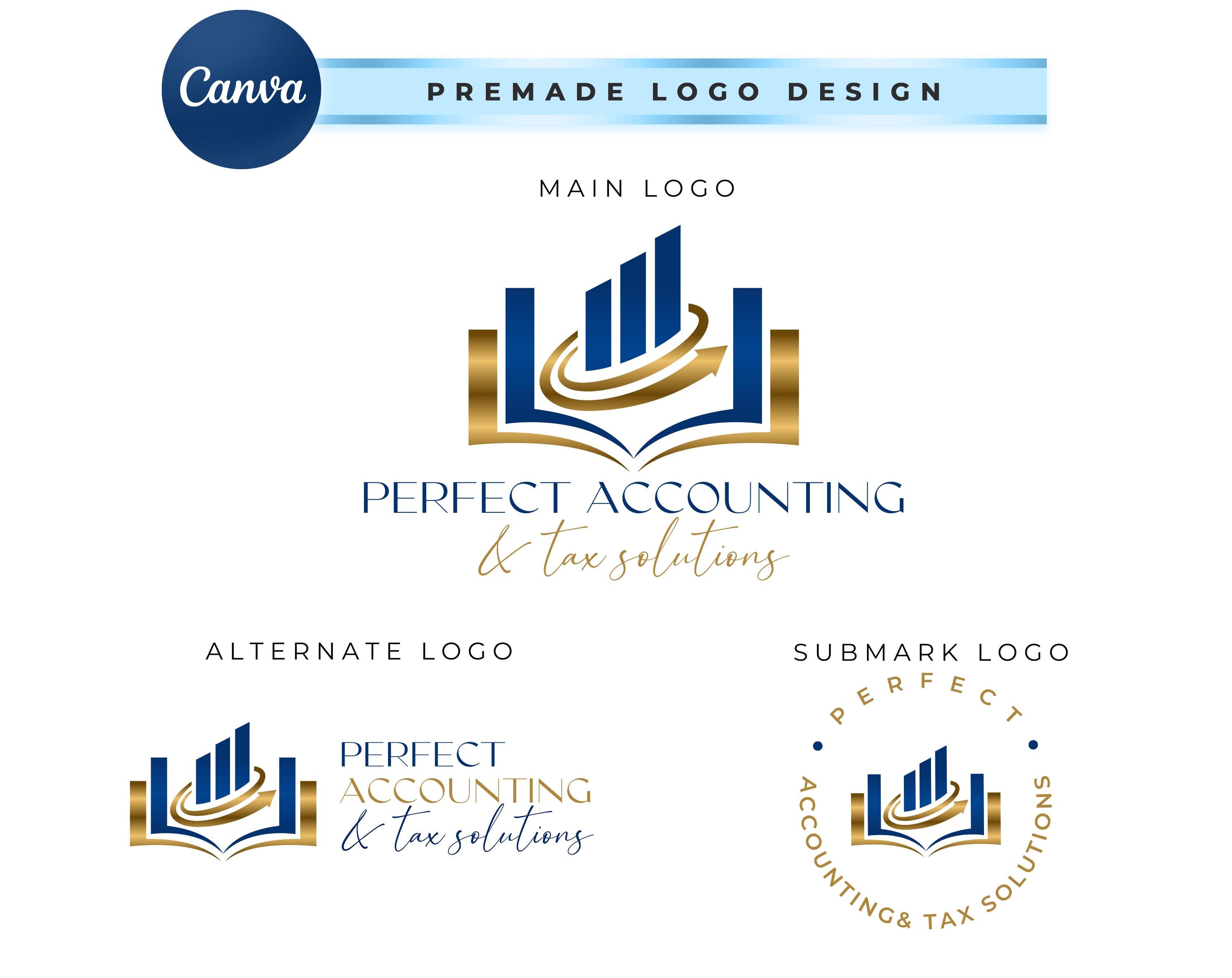 Logotipo de contabilidad, diseño de logotipo de contabilidad, logotipo de  contabilidad, logotipo de impuestos, logotipo de servicios financieros,  logotipo de redactor, marca de finanzas y CPA AL10 - Etsy México, image size:3000x2382