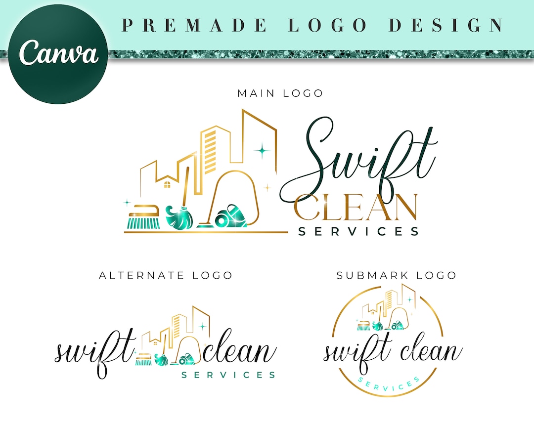 Commercial Cleaning Business Logo Service Template Design, Cleaning ...