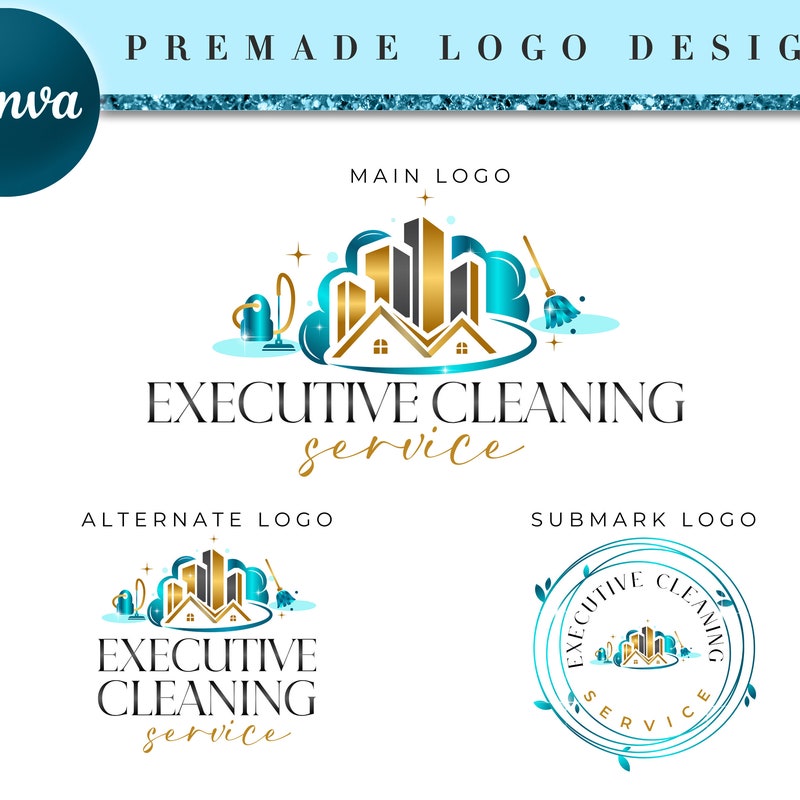 Residential Cleaning Logo - Etsy