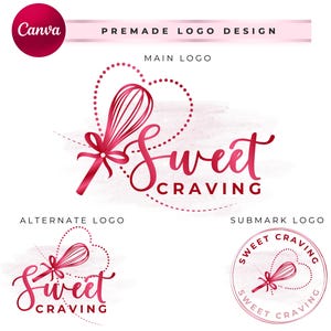 Logo ontwerp voor bakken, logo ontwerp bakkerij op maat, bakkerij visitekaartje, sjabloon bakkerij logo, logo bakken, logo DIY Baker, logo taart, taartlogo BD38
