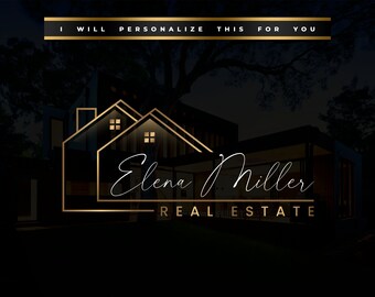 Realtor Logo Design, Luxury Realtor Signature, Luxury Real Estate Logo Design, Real Estate agent, real estate logo team, House Logo PR33