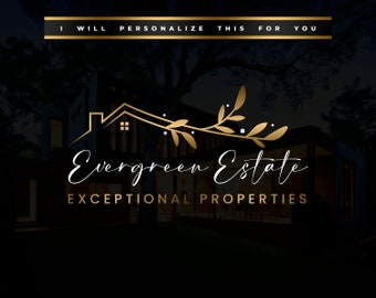 Luxury Real estate logo design, Real Estate Logo Modern, Modern Realty Logo, Realtor Logo, Realtor Logo and Branding, Agent logo, House PR10