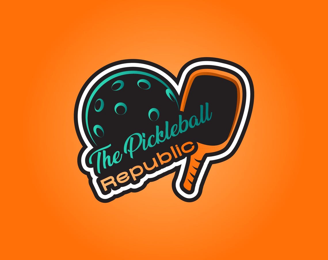 Pickleball Rackets Logo Custom Pickleball Logo, Pickle Ball Logo, Pickleball SVG, Custom Sports ...