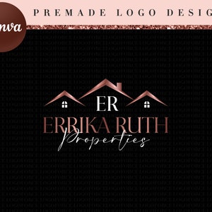 Canva Luxury Gold Realtor Logo, Real Estate Logo Design, Real Estate ...