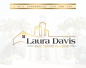 Real estate logo design, Real Estate Logo Modern, Modern Realty Logo, Realtor Logo, Luxury Realtor Logo and Branding, Agent logo PR8