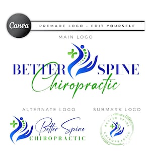 Chiropraktik-Logo-Design, Pädiatrischer Chiropraktor, Physiotherapie-Logo, Pränatal, Wirbelsäule-Logo, Medizinisches Zentrum-Logo, Apotheke Krankenschwester Doktor CPL09