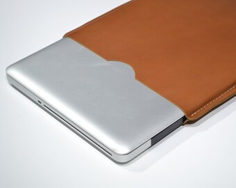 Free Personalized Genuine Leather MacBook Pro Sleeve MacBook Air Sleeve 13 14 16 inches Case 15