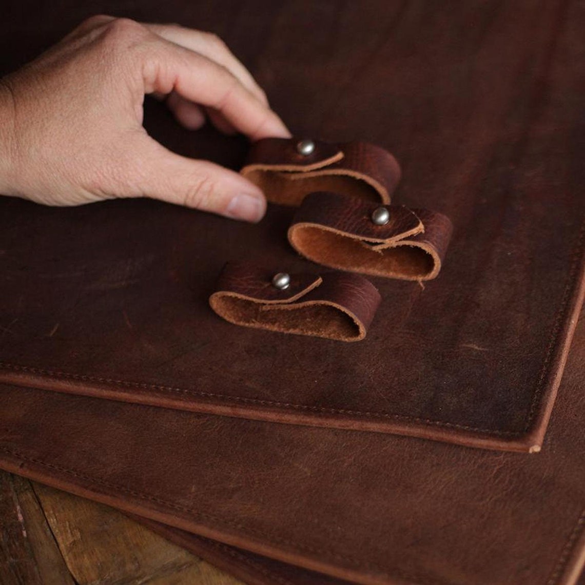 Personalized Leather Placemat for Home Decor Dine Mats for Etsy