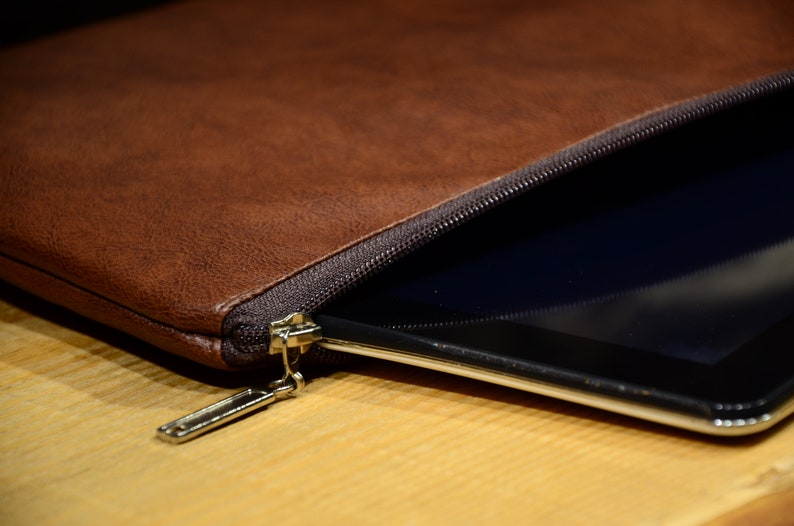 Vegan Leather Laptop Case Personalized Laptop Sleeve Macbook Etsy