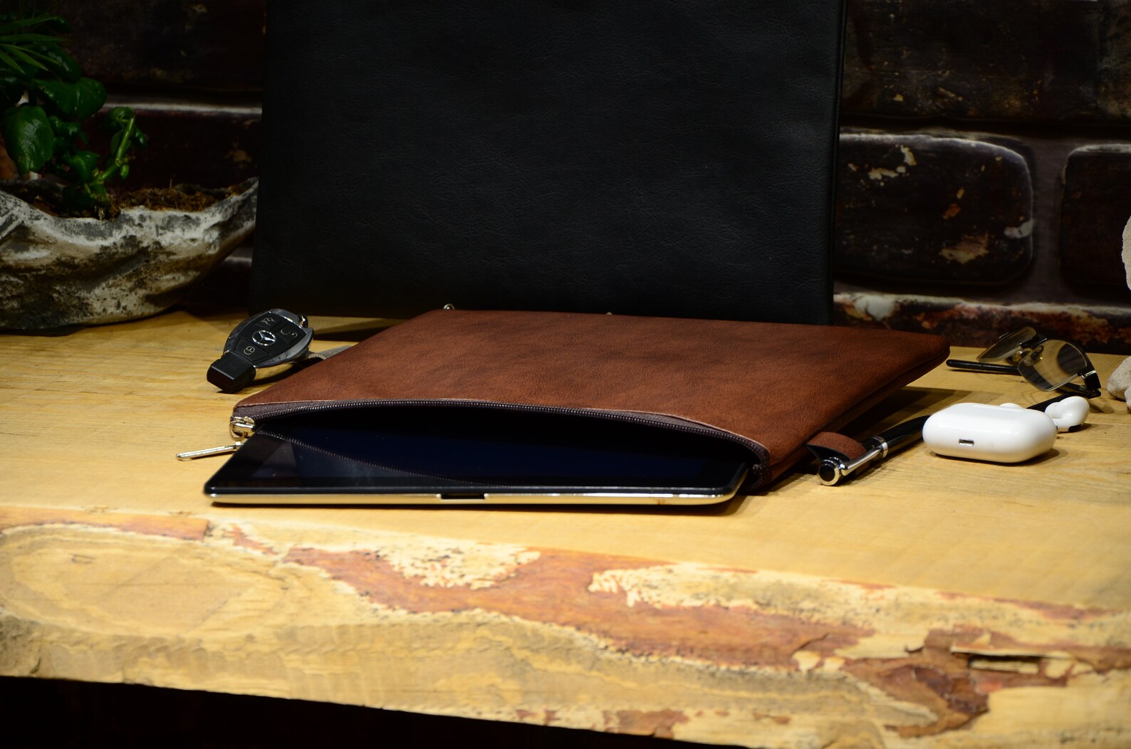 Vegan Leather Laptop Case Personalized Laptop Sleeve Macbook Etsy